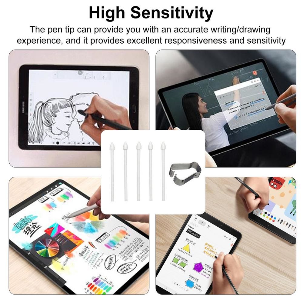 Stylus Replacement Tip - Durable with Metal Clip Substite Touch