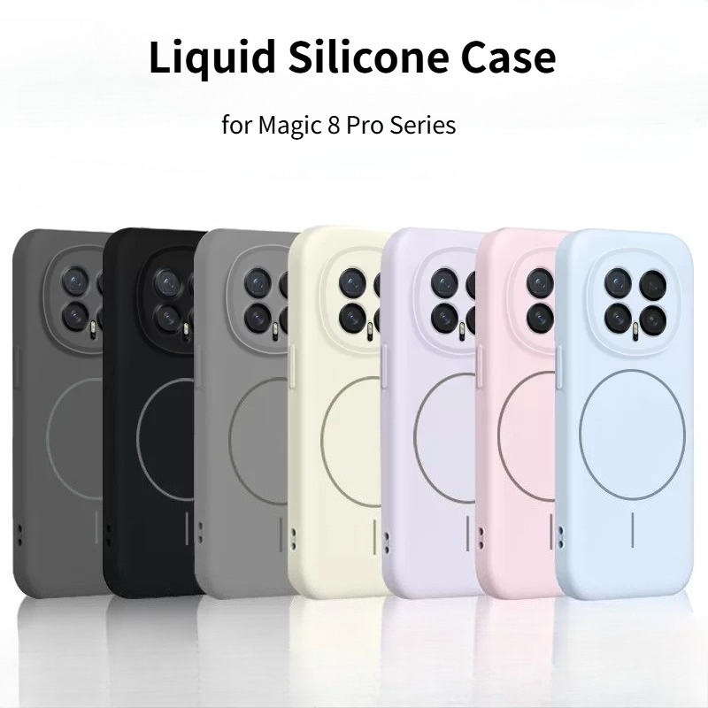 Honor Tablet Accessories - Fashion Original Liquid Silicone Phone Case