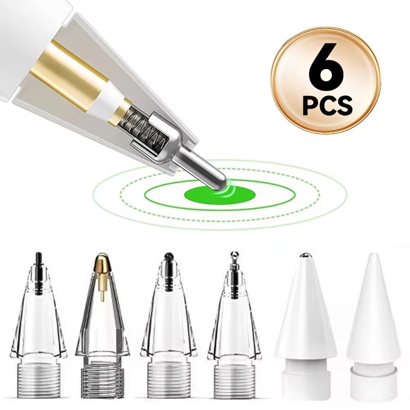 Stylus Replacement Tip - 6 Pcs Replacement Pencil Tips For