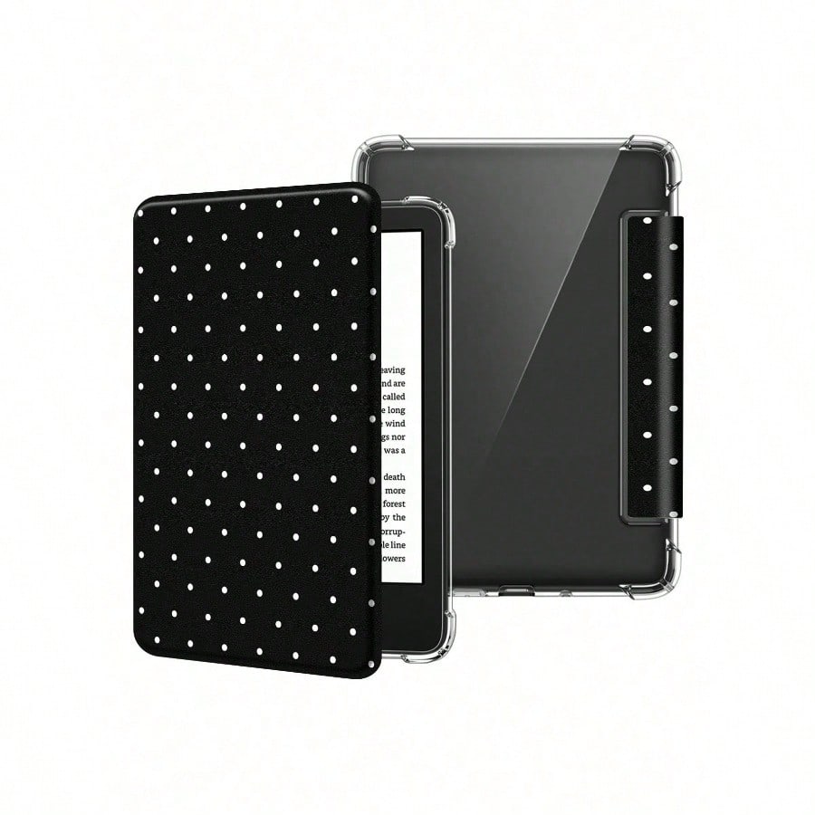 Kindle Tablet Accessories - A white dot pattern ultra-thin transparent