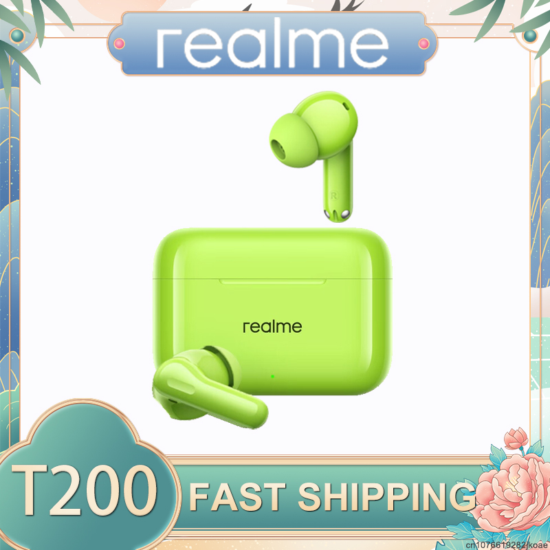 Realme Tablet Accessories - realme Buds T200 Earphones Wireless Bluetooth