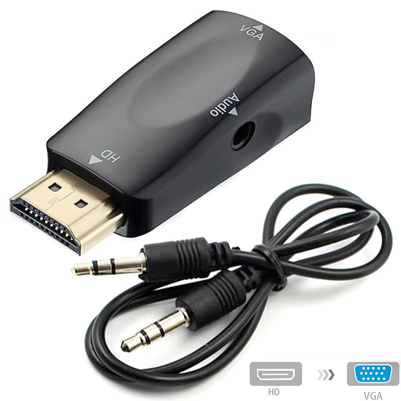 Hdmi Adapter Tablet - HDMI-compatible To VGA Adapter HDTV to