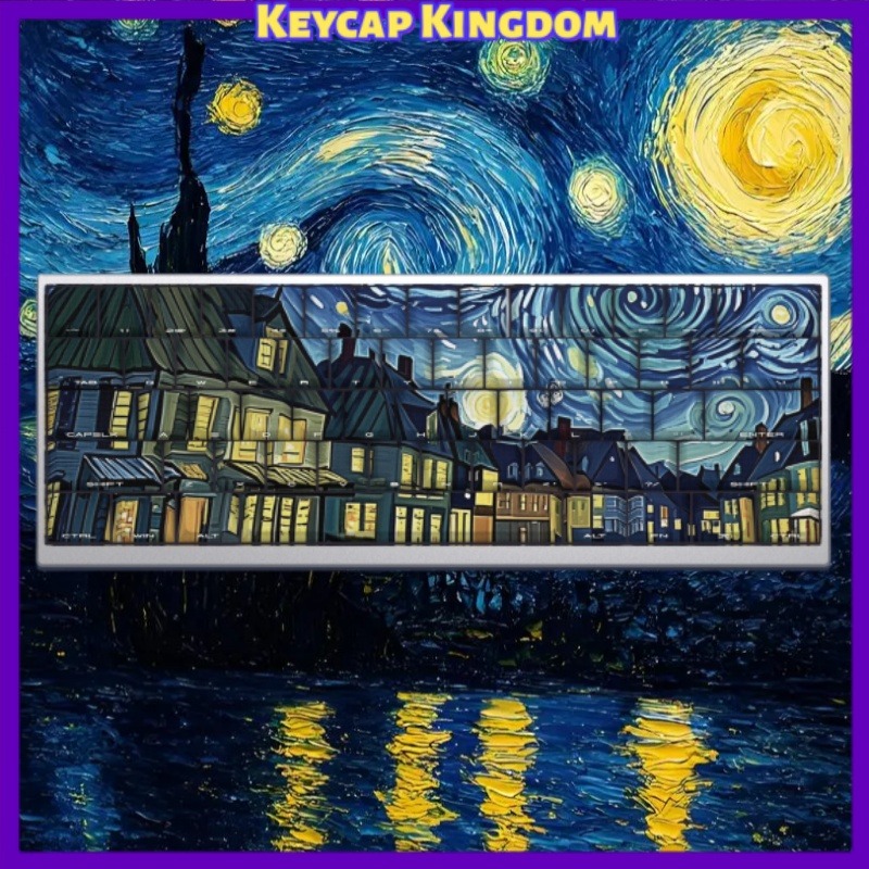 Tablet Accessories For Gaming - Van Gogh Starry Sky Theme Keycap