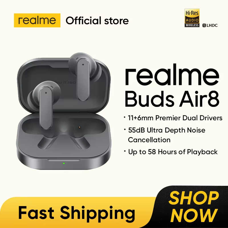 Realme Tablet Accessories - Global Version realme Buds Air 8