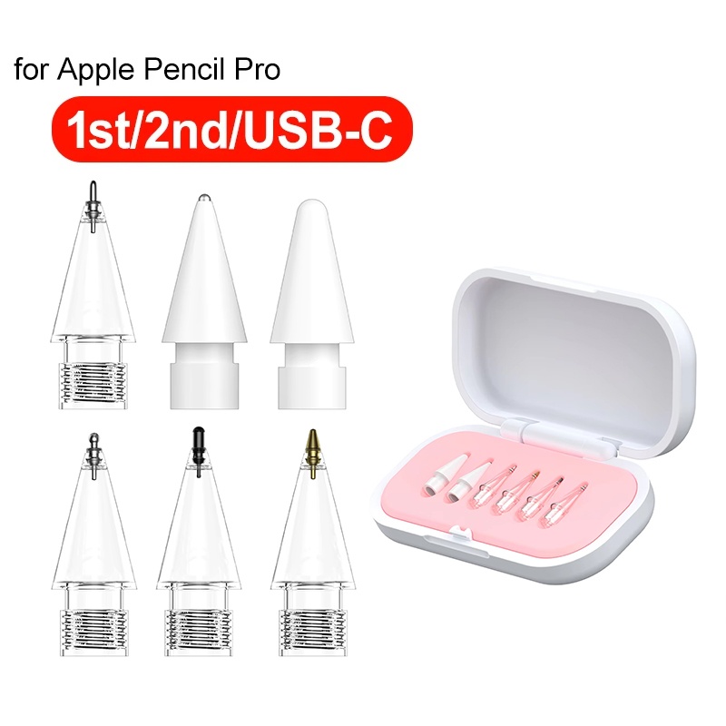 Stylus Replacement Tip - 6Pcs Replacement Pencil Tips For Apple