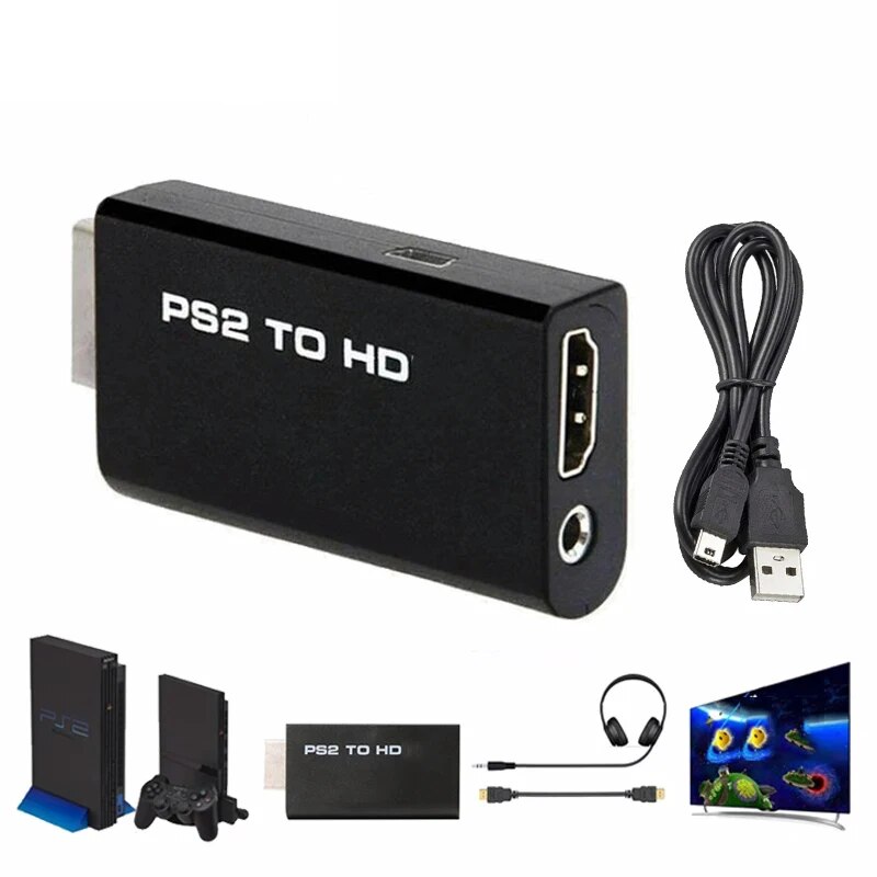 Hdmi Adapter Tablet - PS2 to Hdmi-Compatible Converter Adapter Audio
