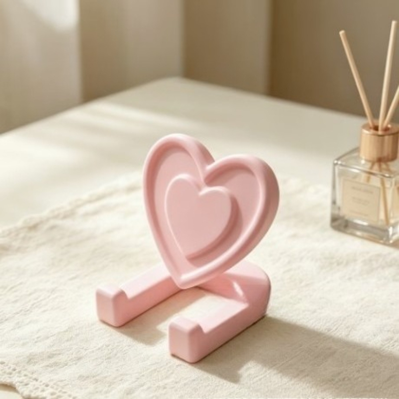 Tablet Accessories 3D Print - 3D Printed Valentine's Day Romantic Heart-Shaped