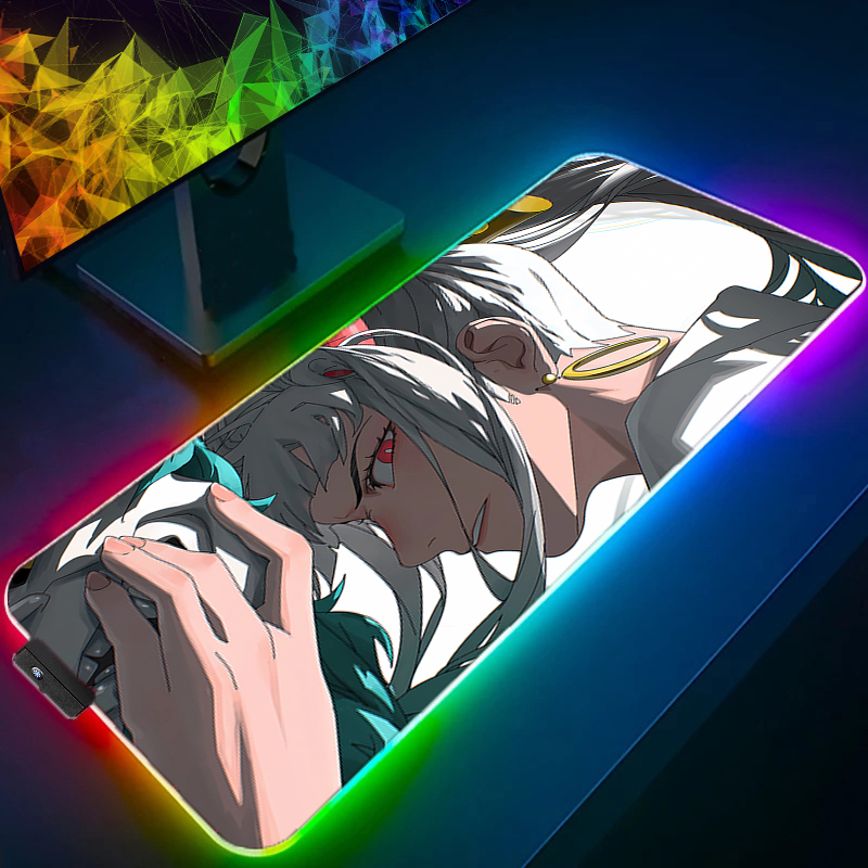 RGB LED Mouse Pad Office Desk  - Tablet Accessories For Gaming 评论和价格