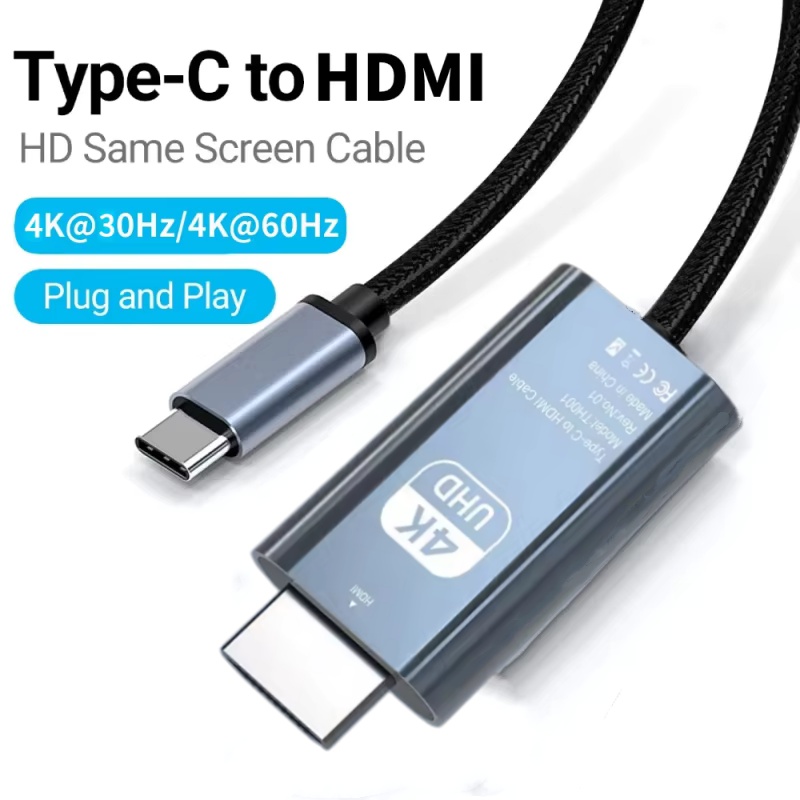 4K USB C To HDMI Cable Type-C  - Hdmi Adapter Tablet 评论和价格
