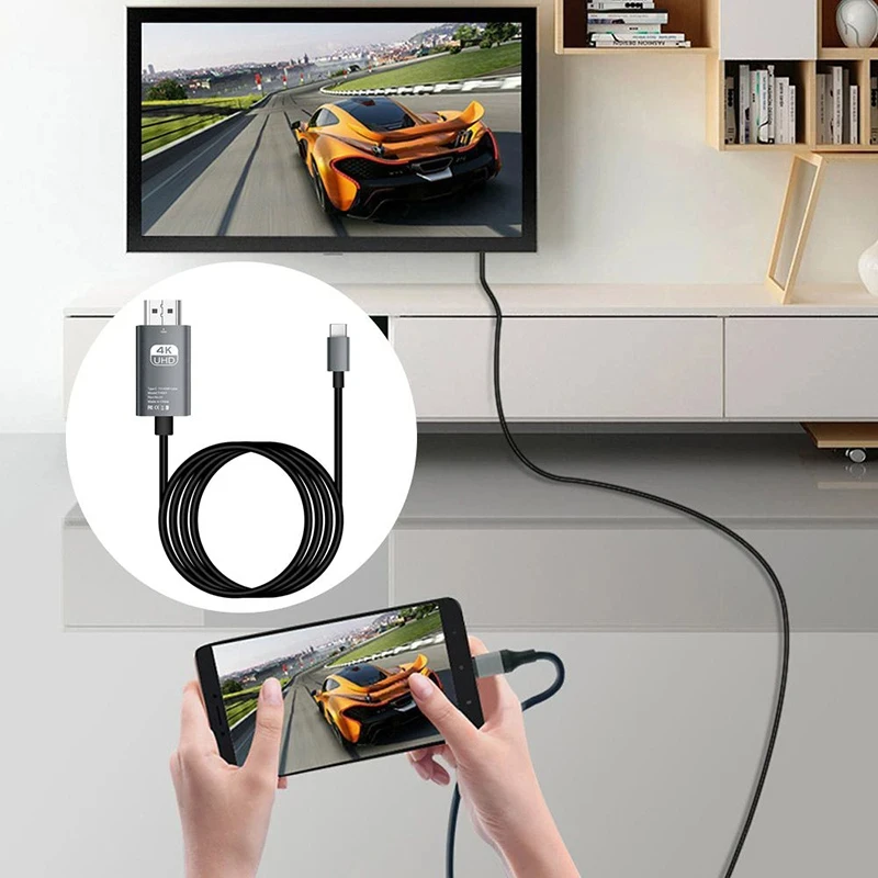 4K USB C To HDMI Cable Type-C  - Hdmi Adapter Tablet 评论和价格