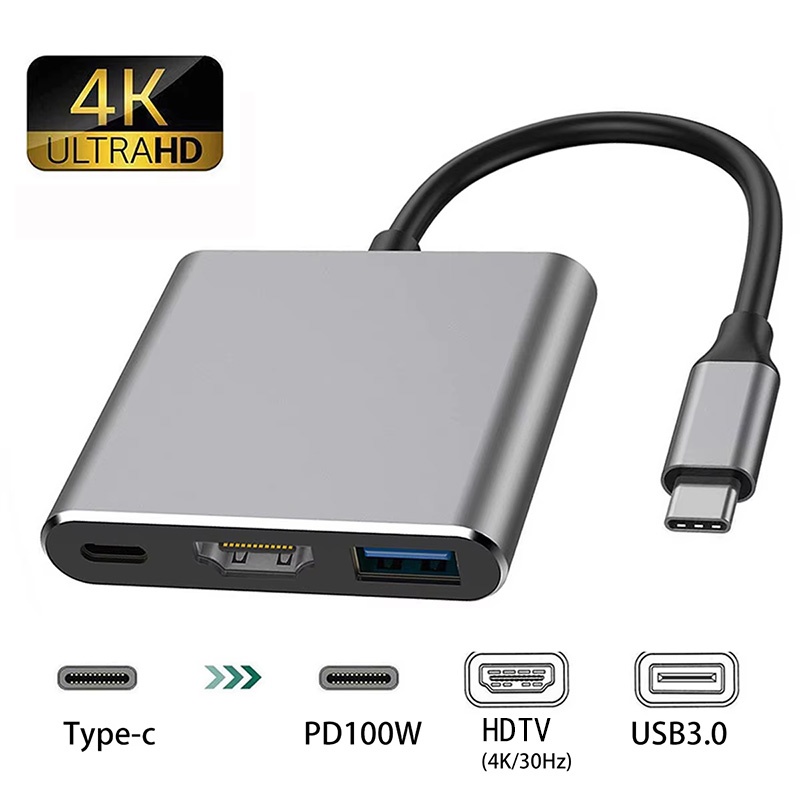 USB-C To HDMI-compatible 3 In  - Hdmi Adapter Tablet 评论和价格