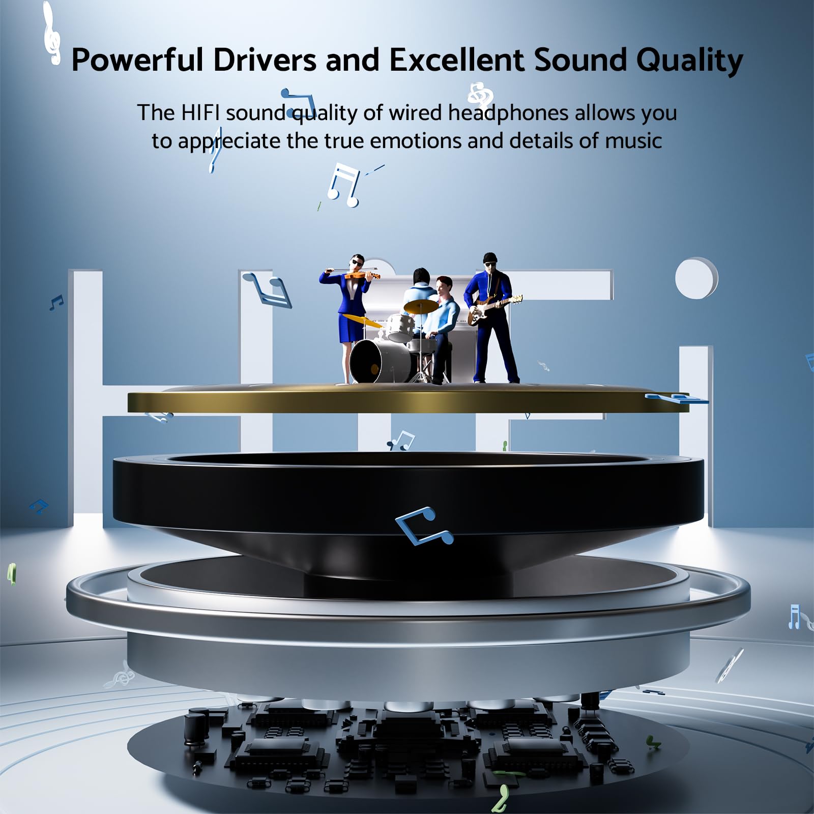 HiFi Surround Headphones Bass  - Tablet Accessories For Gaming 评论和价格