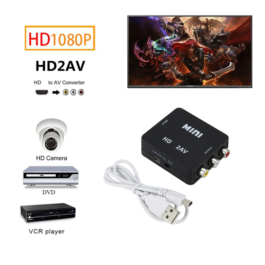 HDMI-compatible to AV RCA Conv - Hdmi Adapter Tablet 评论和价格