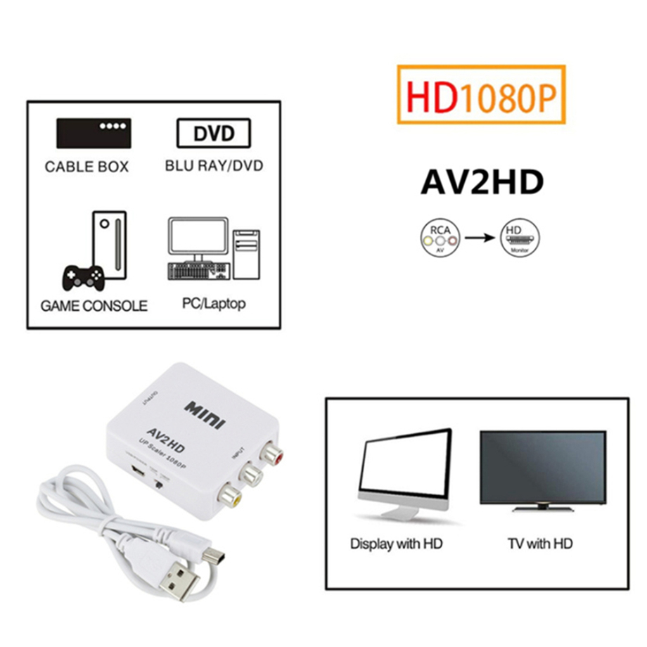 HDMI-compatible to AV RCA Conv - Hdmi Adapter Tablet 评论和价格