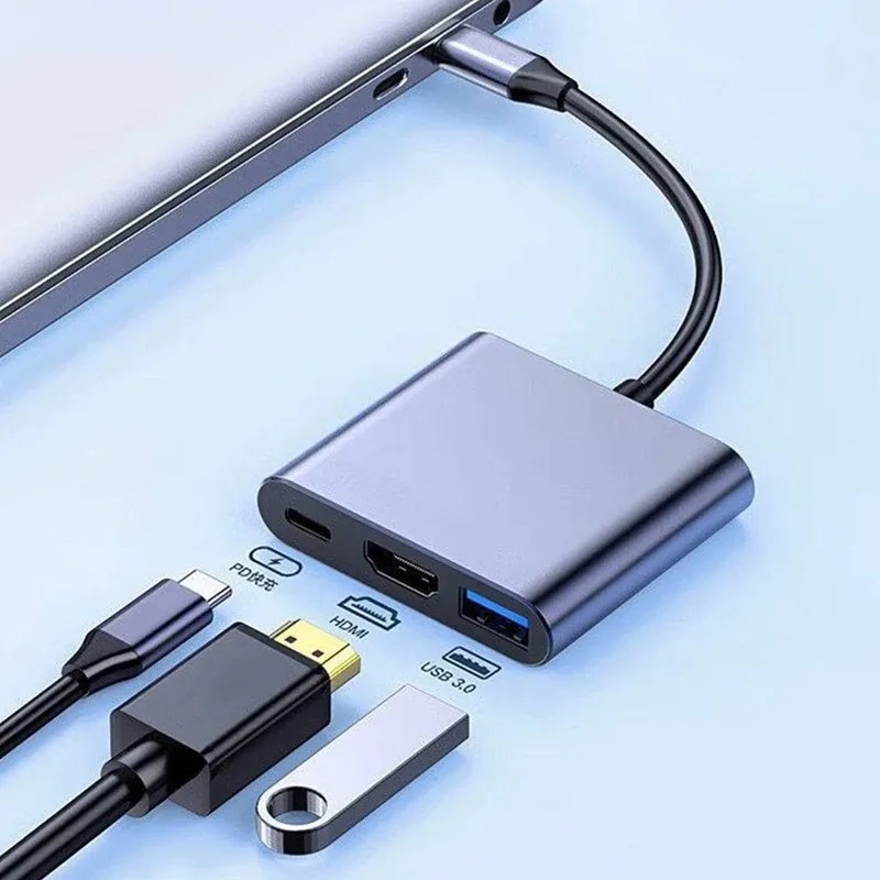 USB C HUB 3in1 Type C 3.0 to H - Hdmi Adapter Tablet 评论和价格