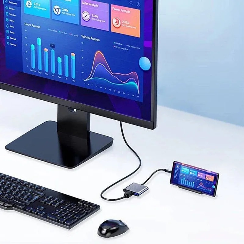 USB C HUB 3in1 Type C 3.0 to H - Hdmi Adapter Tablet 评论和价格