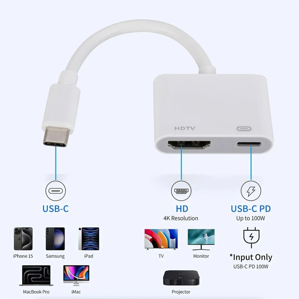 USB-C to HDMI 4K 60Hz 30Hz Con - Hdmi Adapter Tablet 评论和价格
