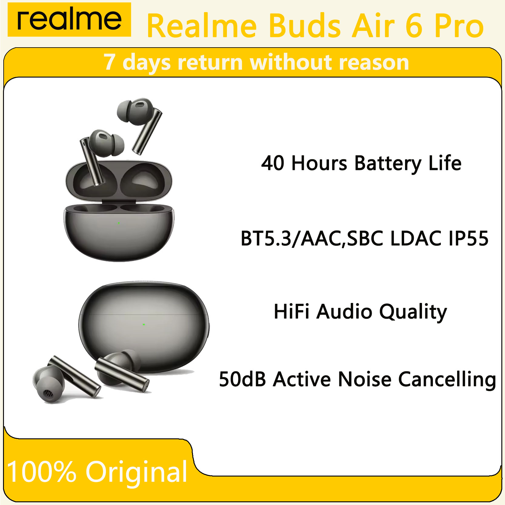 Original Oppo Realme Buds Air  - Realme Tablet Accessories 评论和价格